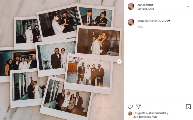 Felipe Avello se casó en ceremonia con aforo limitado