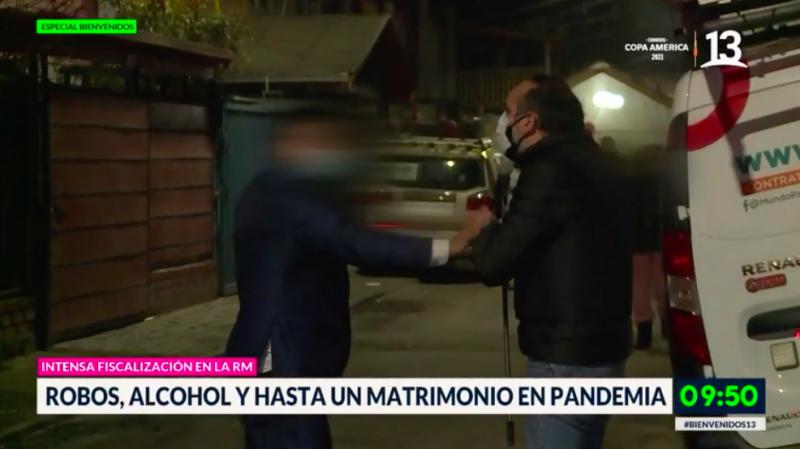 Intensas fiscalizaciones en la RM: Celebraban matrimonio en toque de queda