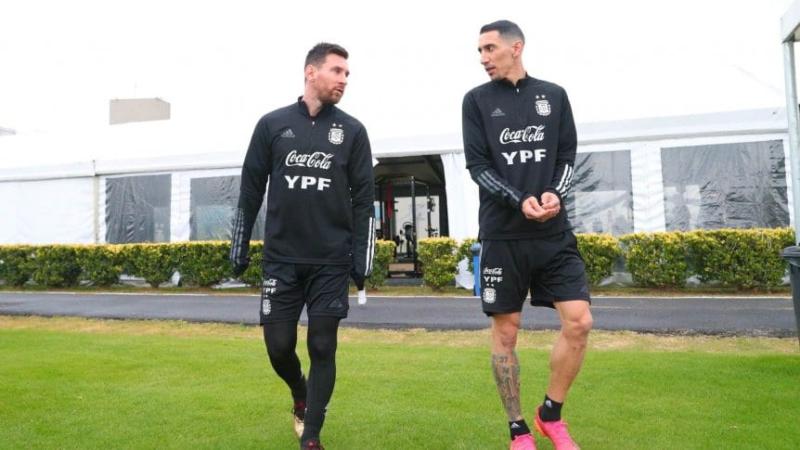 Messi y Di María serán titulares en Argentina