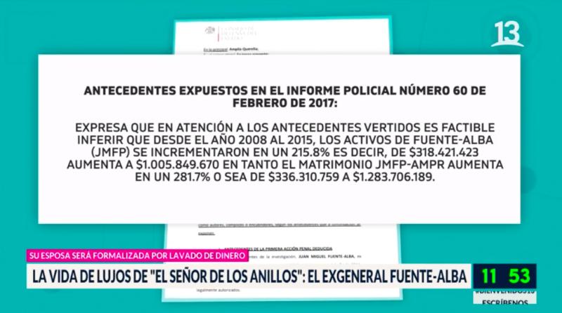 “El Señor de los Anillos”: La vida de lujos del ex general Fuente-Alba
