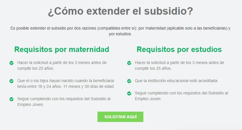 Subsidio al Empleo Joven
