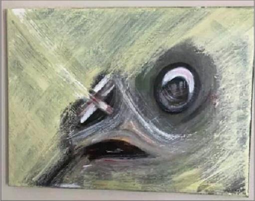 Claudia Schmitd ahora se dedica a la pintura en Miami