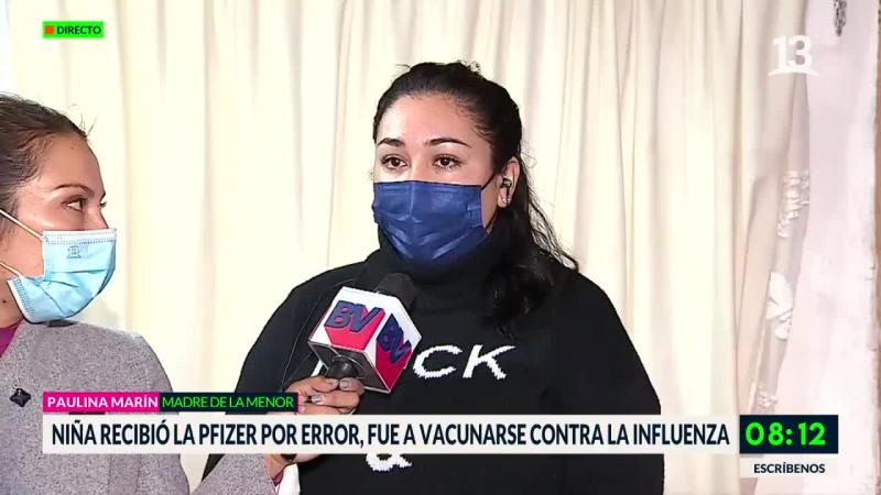 Menor fue a vacunarse contra la influenza y recibió Pfizer por error