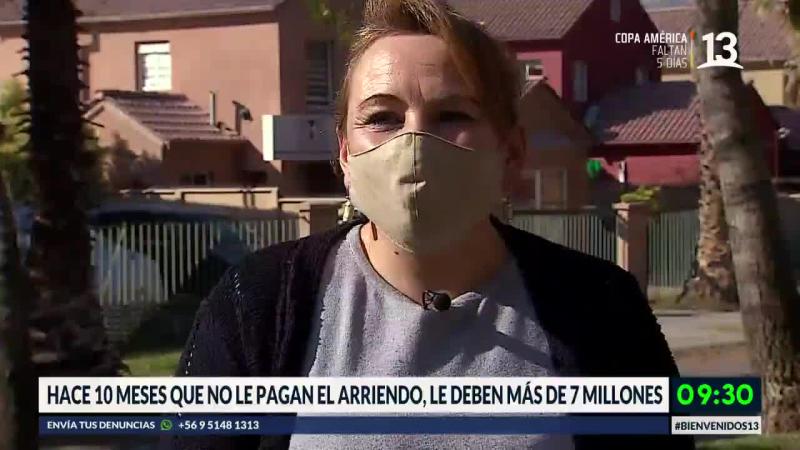 Mujer denuncia que arrendataria le debe más de $7 millones
