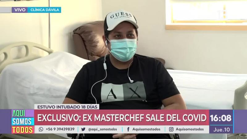 Ex participante de MasterChef es dado de alta luego de sobrevivir al Covid