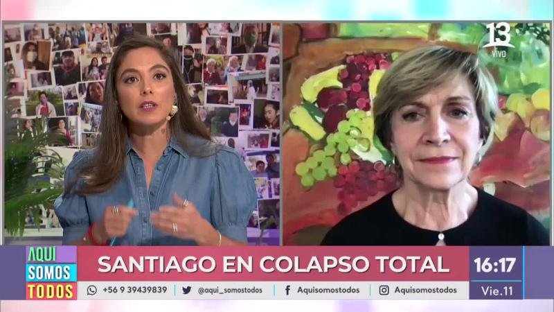 Evelyn Matthei se refirió a cuarentena en la RM