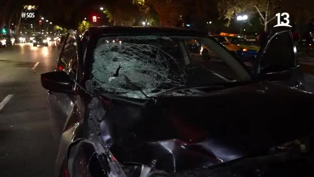 Brutal atropello en Providencia