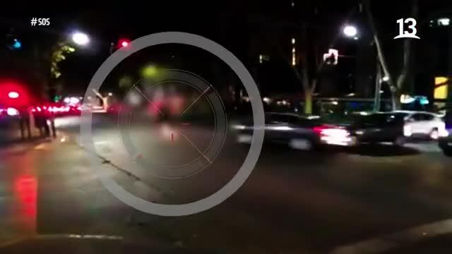 Brutal atropello en Providencia