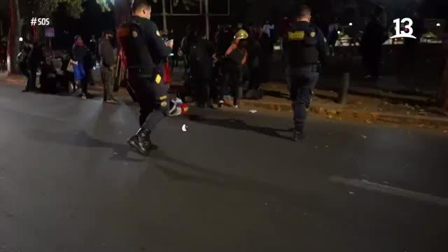 Brutal atropello en Providencia