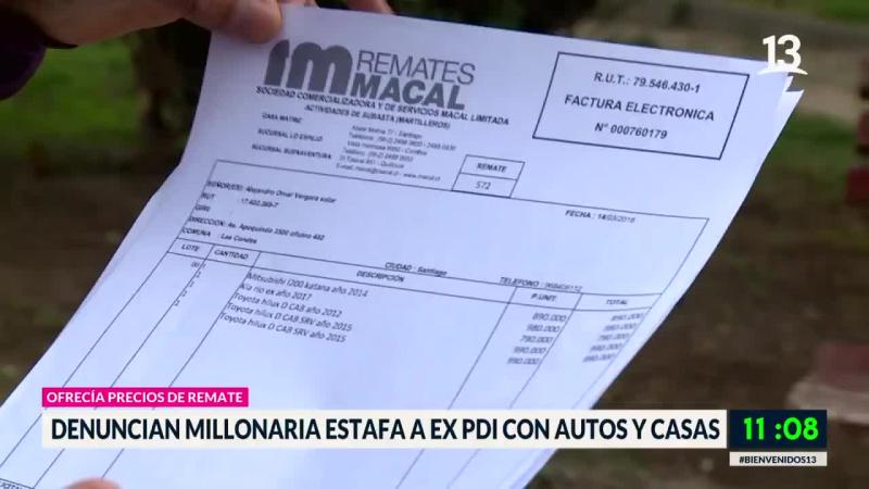 Denuncian a ex PDI por millonaria estafa con autos y casas