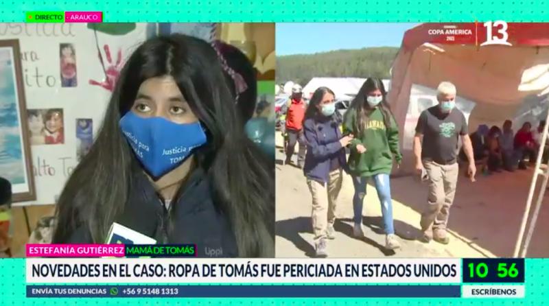 Mamá de Tomás Bravo se refirió a nuevas pericias en la ropa del menor