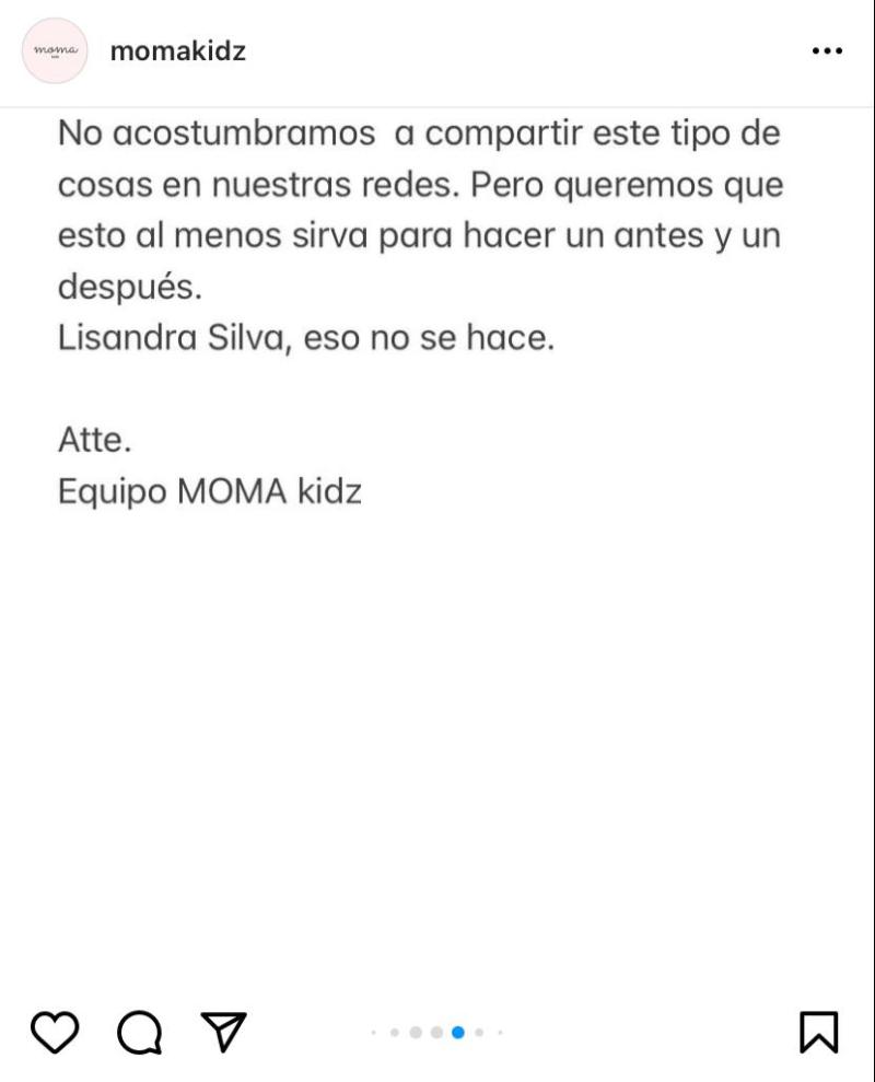 Funan a Lisandra Silva por no pagar chaleco para su hijo