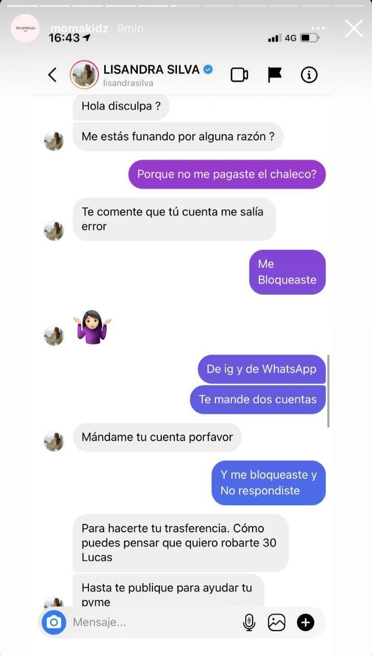 Funan a Lisandra Silva por no pagar chaleco para su hijo