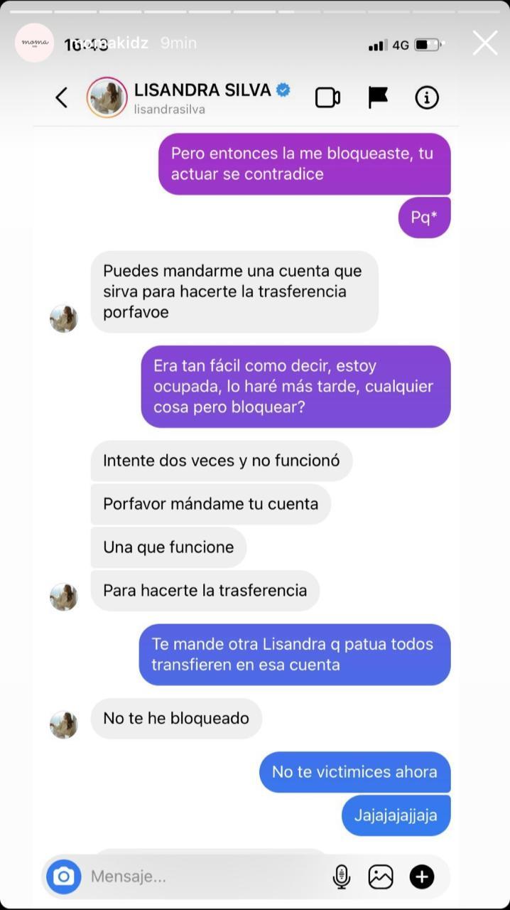 Funan a Lisandra Silva por no pagar chaleco para su hijo