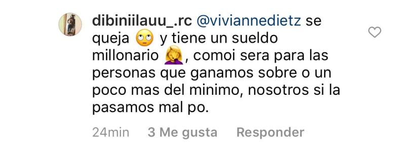Vivianne Dietz responde a cuestionamientos sobre su sueldo