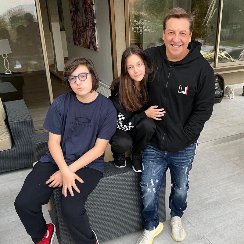 Julio César Rodríguez celebra la llegada de su hijo