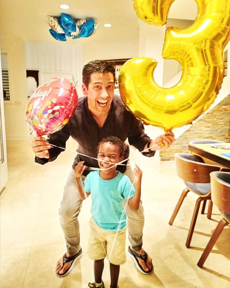 Rafa Araneda comparte tiernos momentos junto a su hijo Benjamín