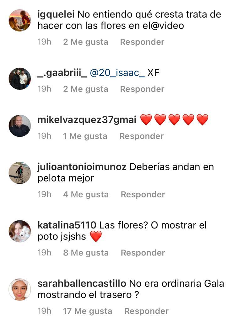 Oriana Marzoli recibe críticas por recoger flores en tanga