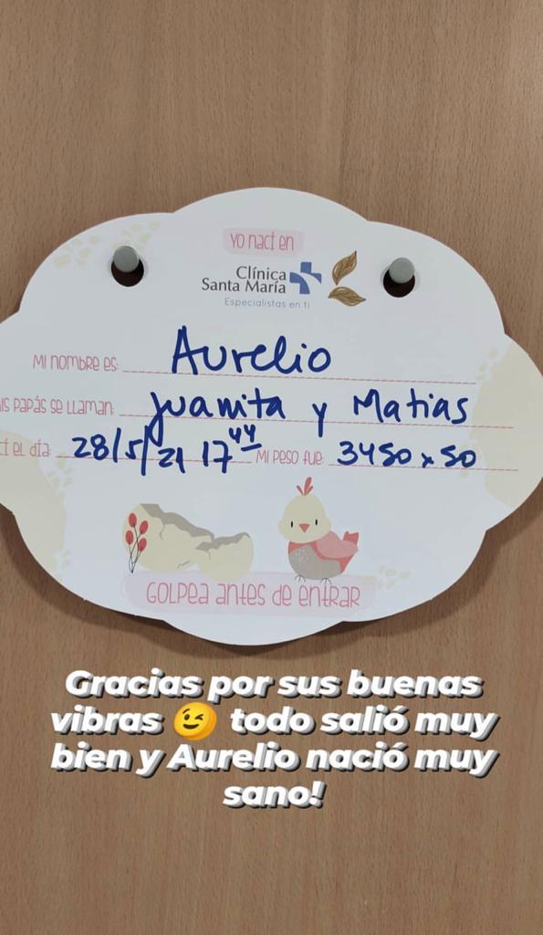 Matías Assler presenta a su hijo a lo “Rey León”