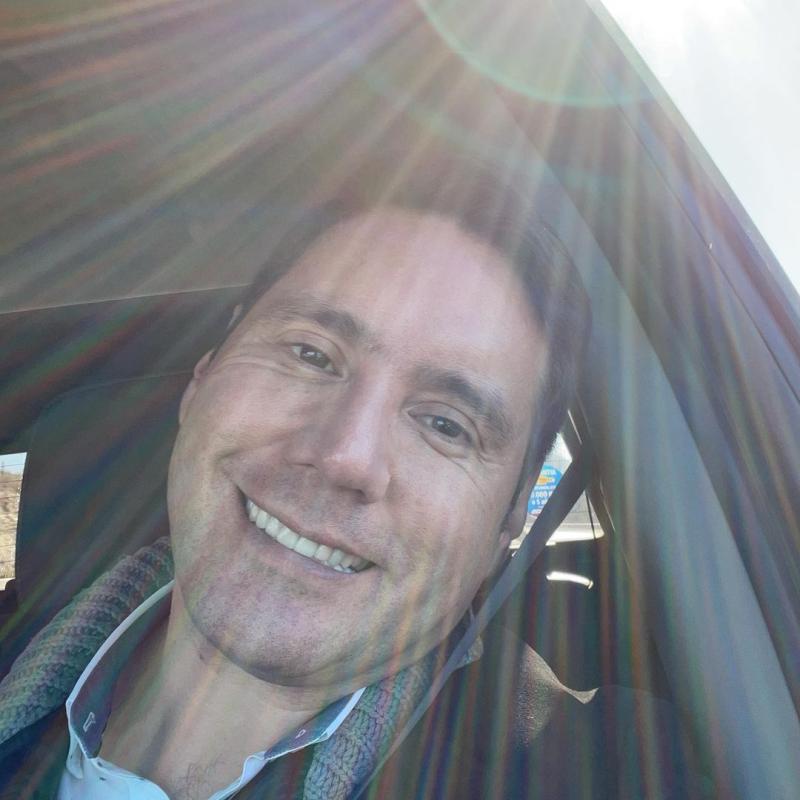 Pancho Saavedra y su foto con un supuesto fantasma