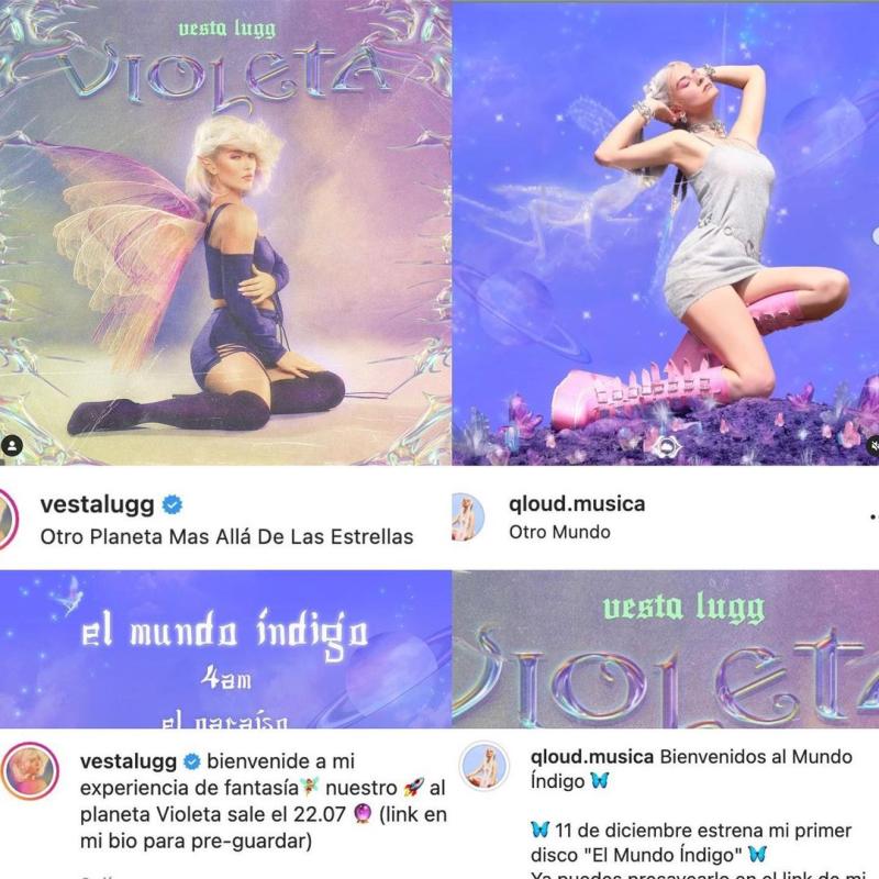 violeta y Mundo índigo