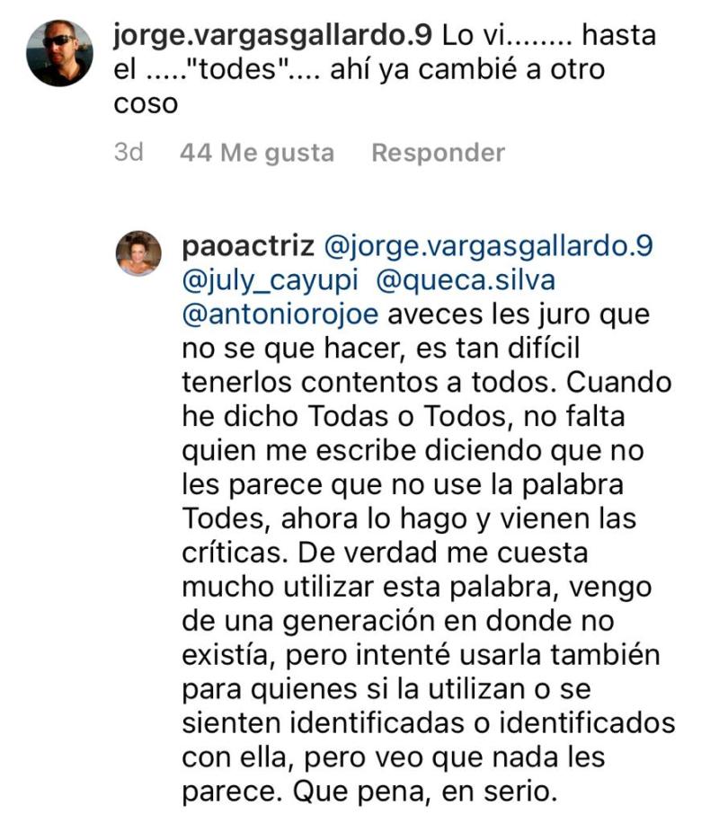Paola Troncoso es criticada por usar lenguaje inclusivo en video
