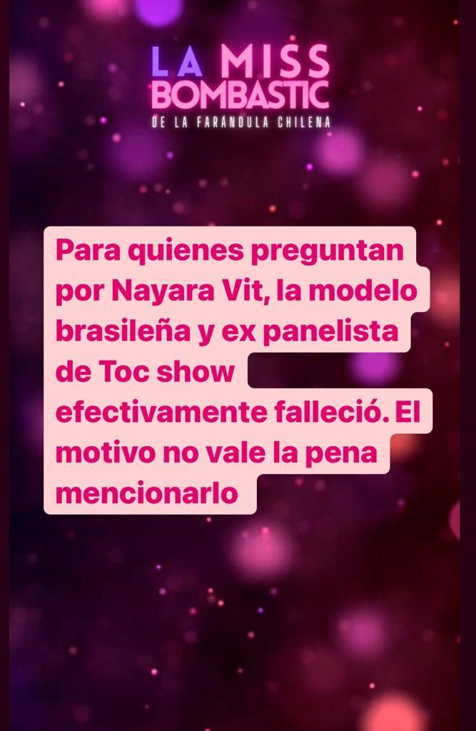 Ex panelista de Toc Show fallece a los 33 años de edad