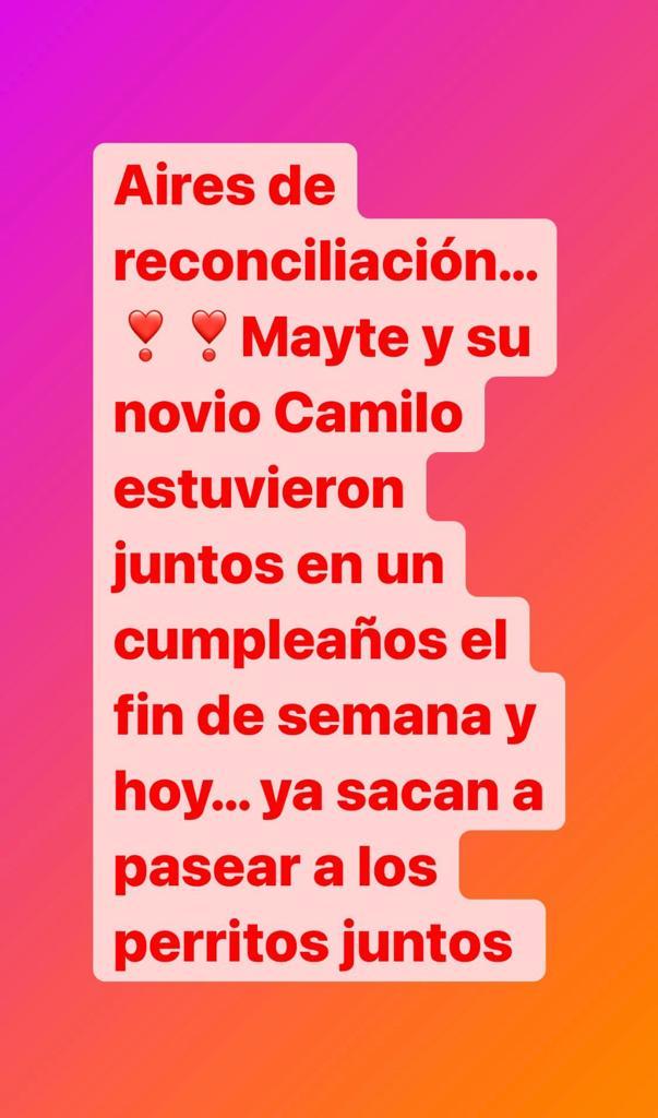 Mayte Rodríguez estaría reconciliándose con su novio empresario