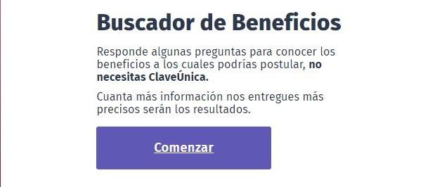 Buscador de beneficios