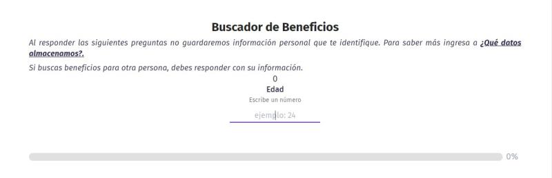Buscador de beneficios