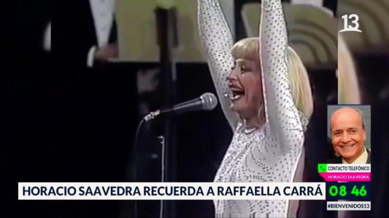 Horacio Saavedra contó detalles de la presentación de Raffaella Carrà en Viña 82