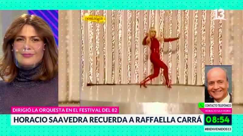 Horacio Saavedra contó detalles de la presentación de Raffaella Carrà en Viña 82