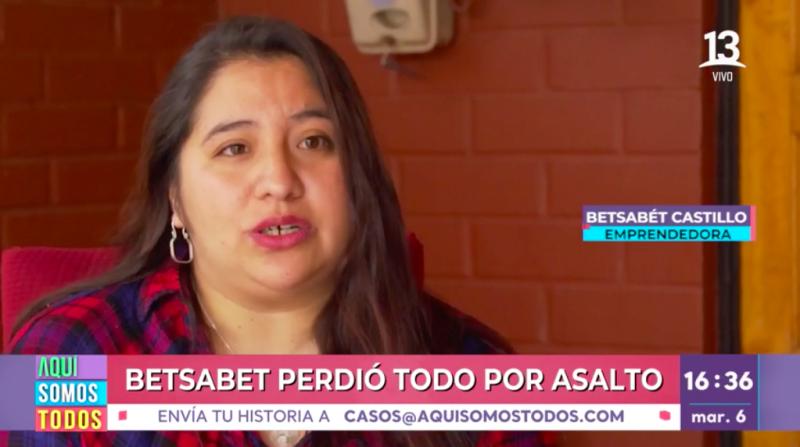 Nos activamos por mujer que perdió todo por asalto