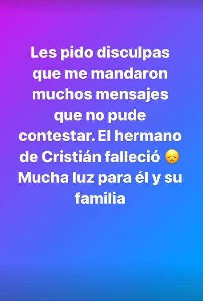 El dolor de Cristián Sánchez: Hermano murió de cáncer