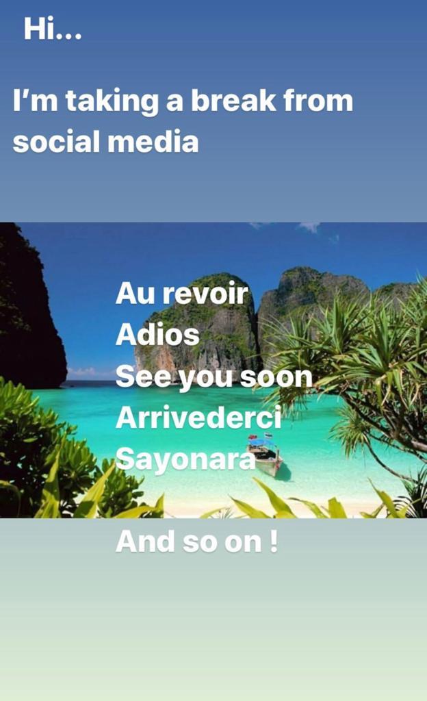 Lux Pascal anuncia su alejamiento de las redes sociales