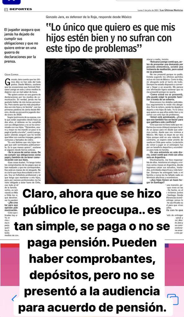 Aseguran que Gonzalo Jara ha visto 3 veces a su hija de 2 años