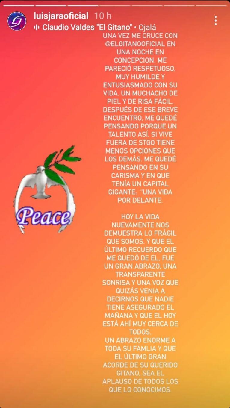 Las emotivas despedidas para Claudio Valdés, "El Gitano"