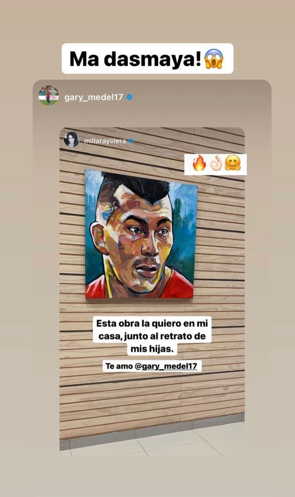 El juguetón “coqueteo” de Millaray Viera y Gary Medel