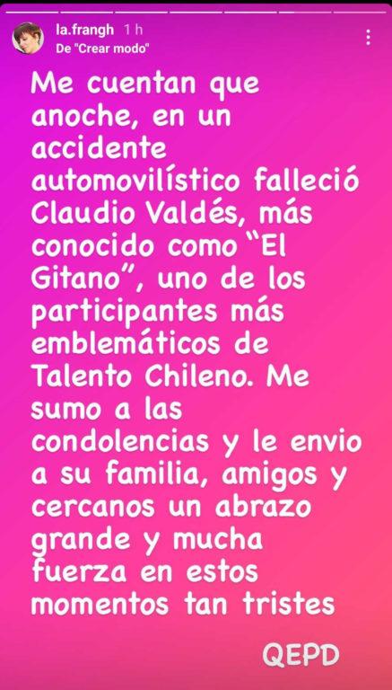Las emotivas despedidas para Claudio Valdés, "El Gitano"