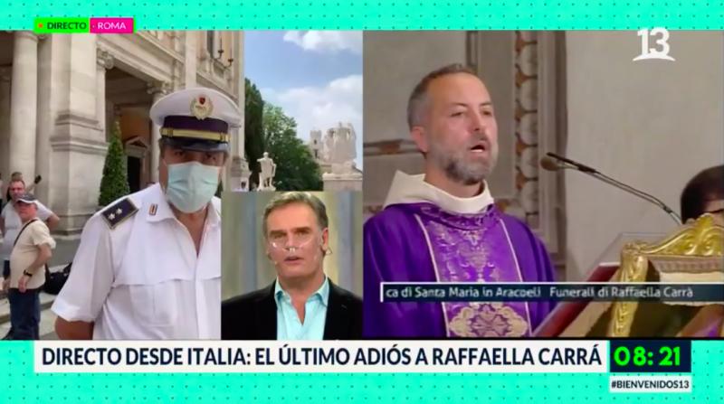 El impasse en vivo de periodista de “Bienvenidos” con la polizia italiana
