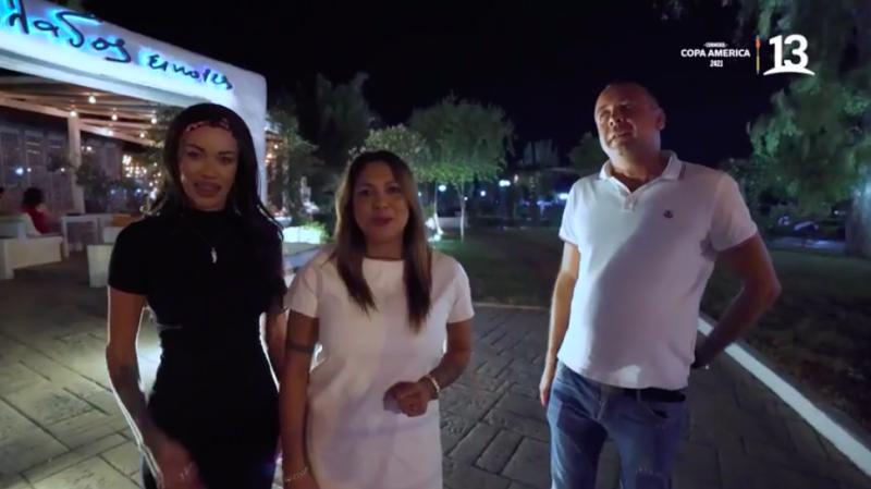 Marcela nos mostró la vida nocturna de Paleo Faliro