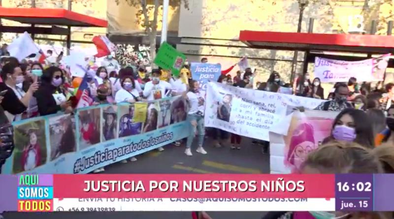 “Marcha por los niños”: Familias exigen justicia para menores fallecidos