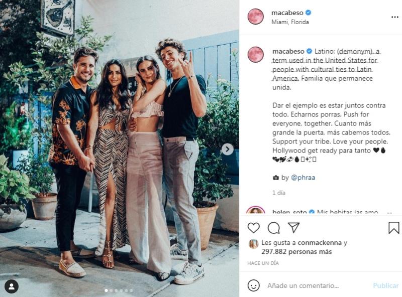 Polola de Diego Boneta confirma romance con foto en Miami