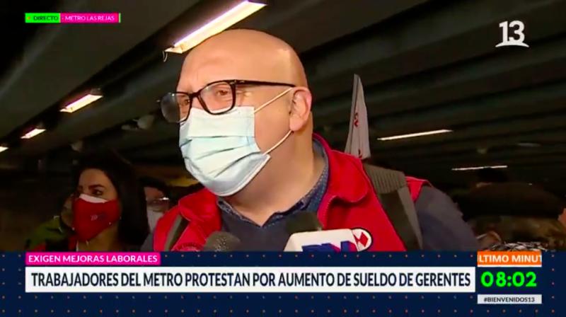 Trabajadores de Metro protestan exigiendo mejoras laborales