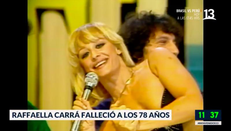 Cantante italiana Raffaella Carrà fallece a los 78 años