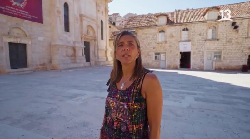 Recorrimos el Palacio de Diocleciano junto a Soledad