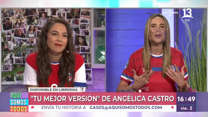 “Tu mejor versión”: Angélica Castro presentó su libro en Aquí Somos Todos