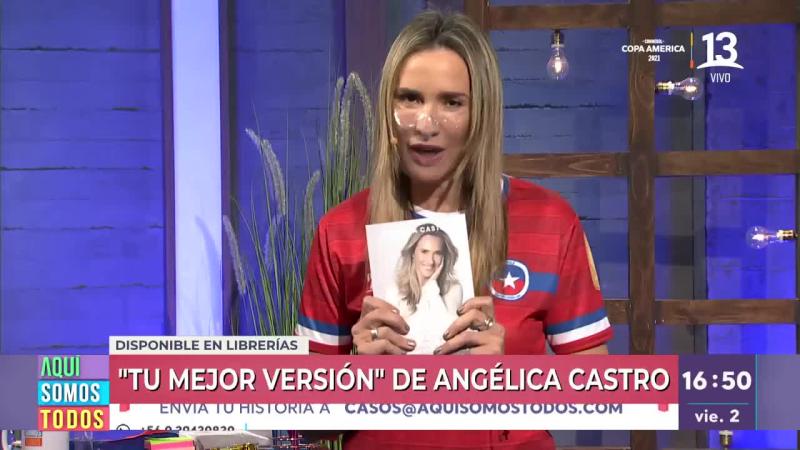 “Tu mejor versión”: Angélica Castro presentó su libro en Aquí Somos Todos
