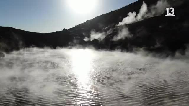 Claudio Iturra descubre atractivo natural