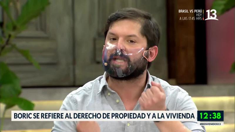 Gabriel Boric habló sobre las definiciones de su propuesta presidencial